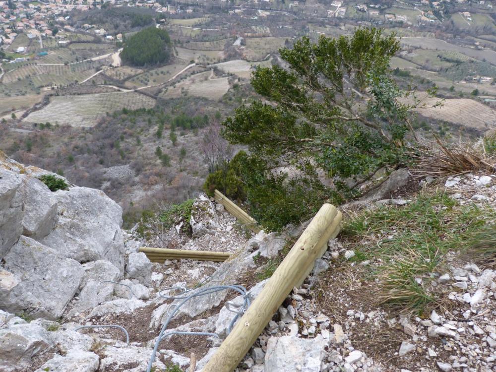 "la Roumpo quièu" la descente