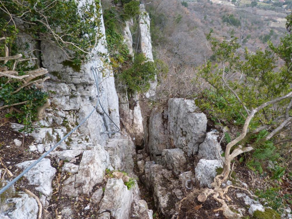 "la Roumpo quièu" la descente