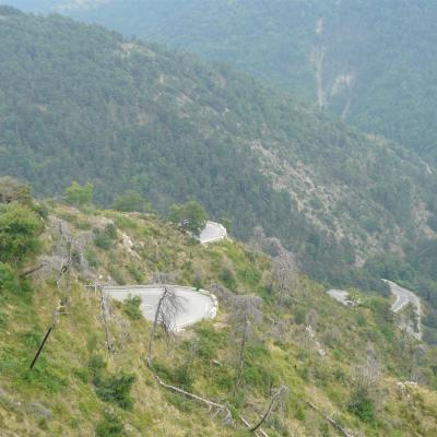 les lacets du col de Braus