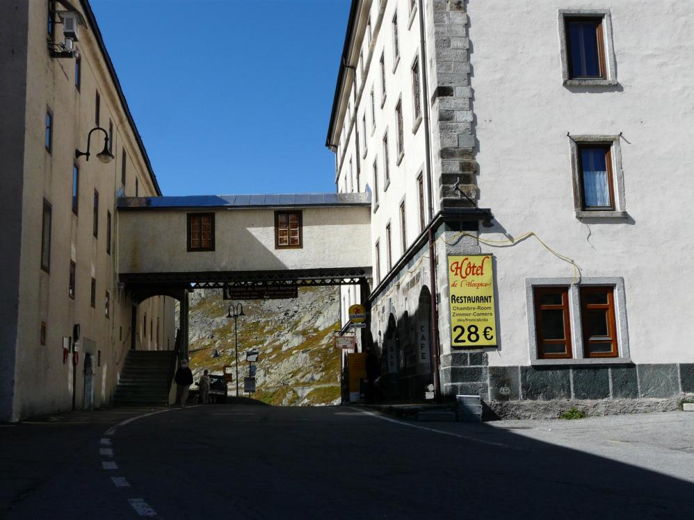 Col du gd st Bernard vers l'Italie