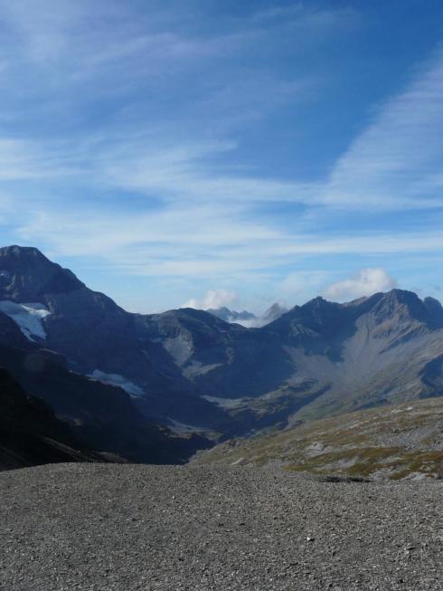 Vue vers l' autre versant du col de Susanfe