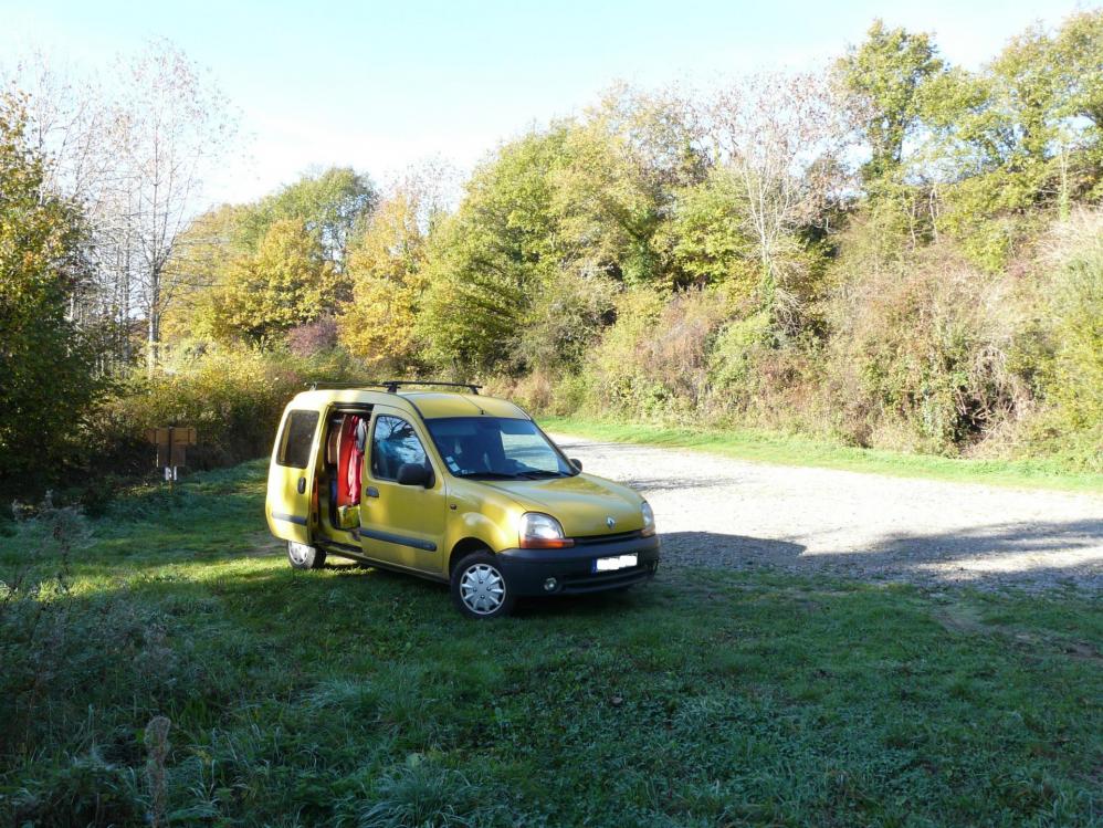 Le parking de la via ferrata en bout de route