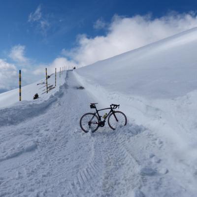 Pied à terre ...neige ! (Ventoux à vélo !)