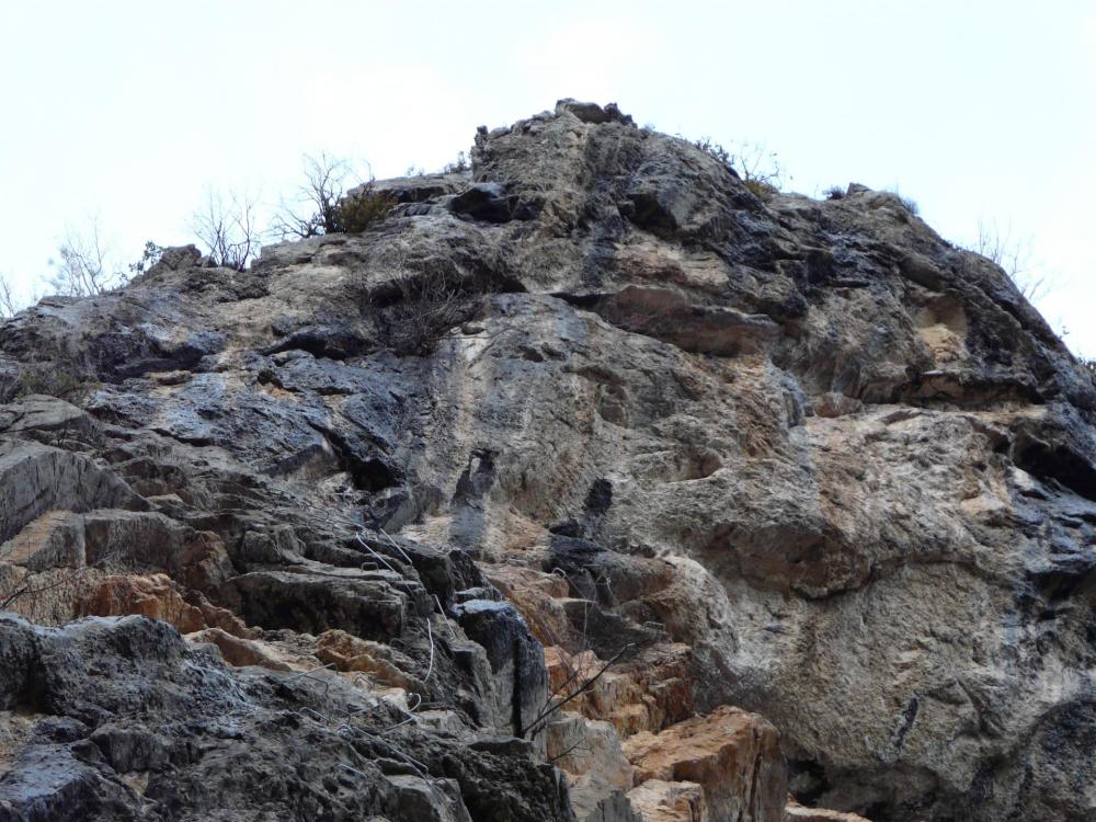 le départ de la via ferrata des gorges de l' Agnielles