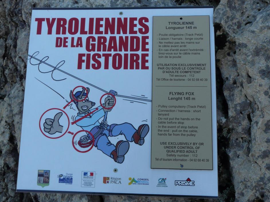 Tyroliennes de la grande Fistoire