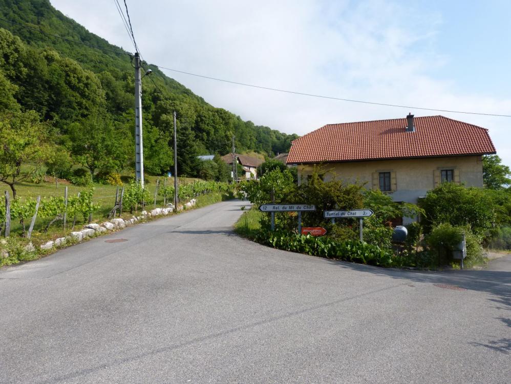 Départ de la montée réelle du Relais du Mont du Chat depuis Bourget du Lac Départ de la montée réelle du Relais du Mont du Chat depuis Bourget du Lac