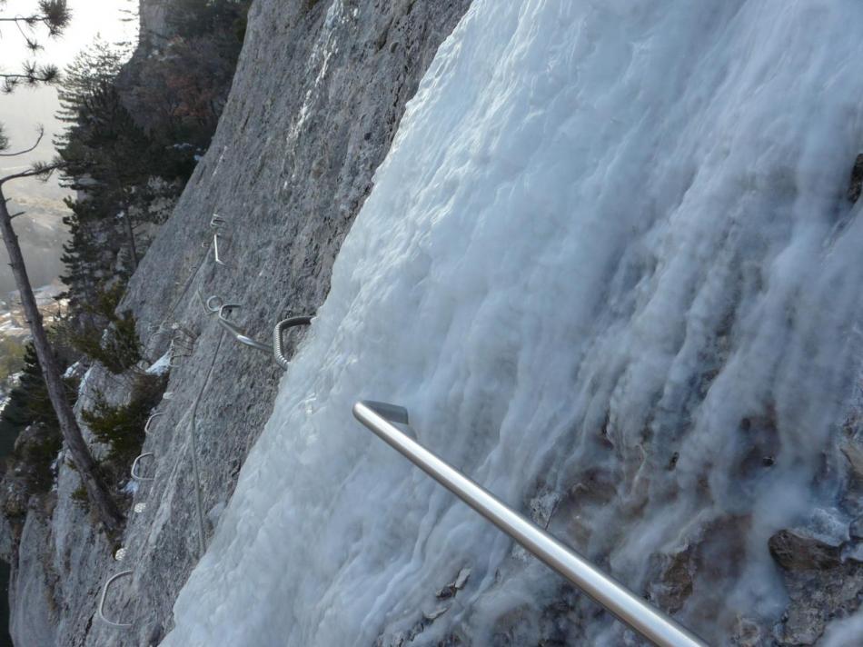 via ferrata et glace, je ne suis qu''à mi parcours !