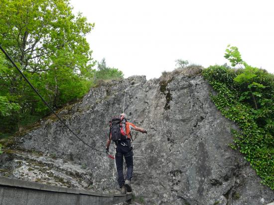 Via ferrata des sources de la Moselle