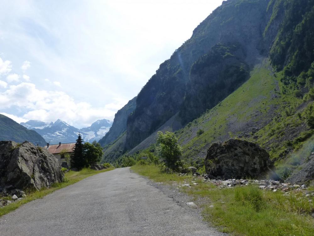 Le Gioberney à vélo