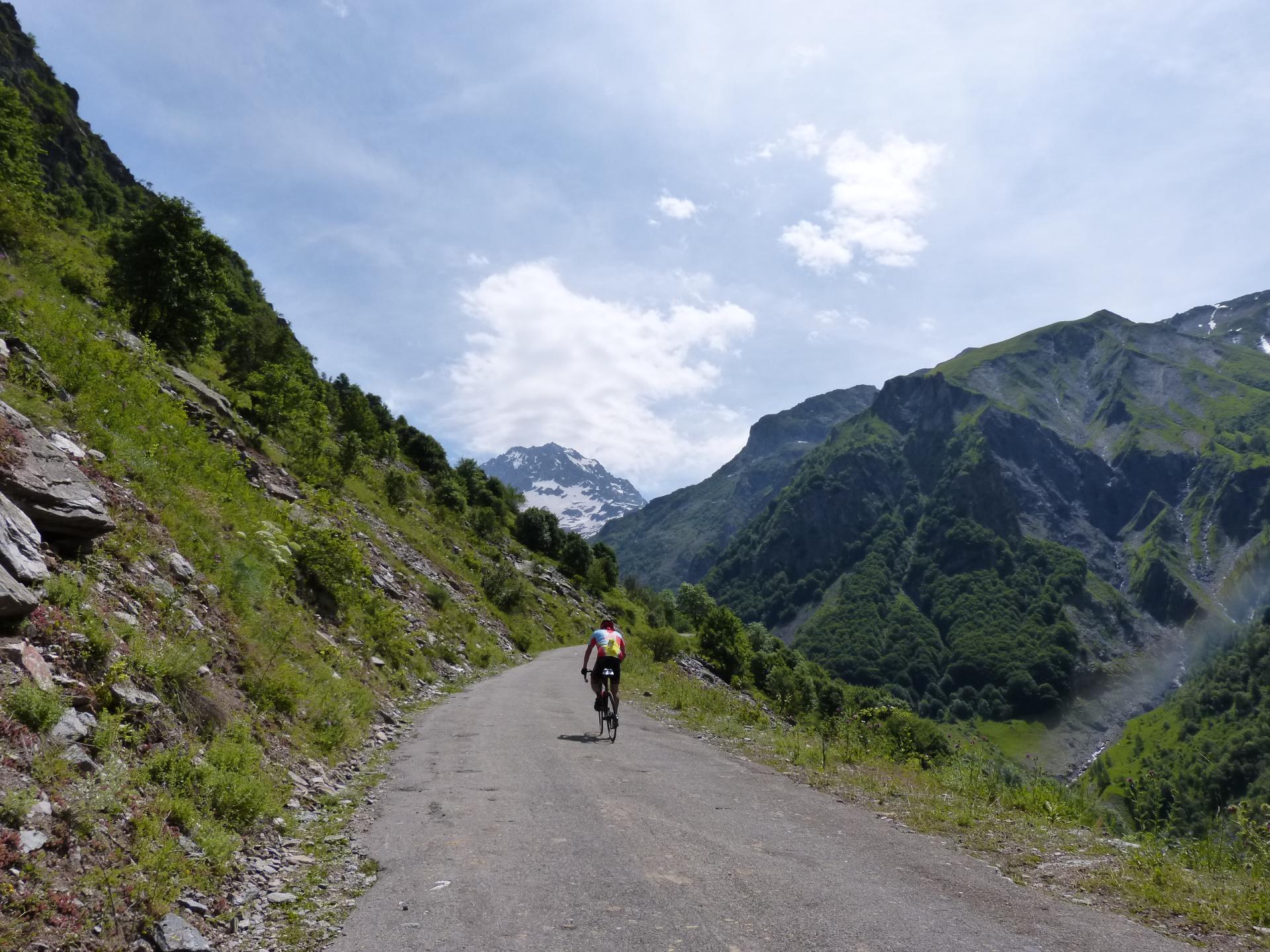 Montée du Gioberney, à trois km du sommet