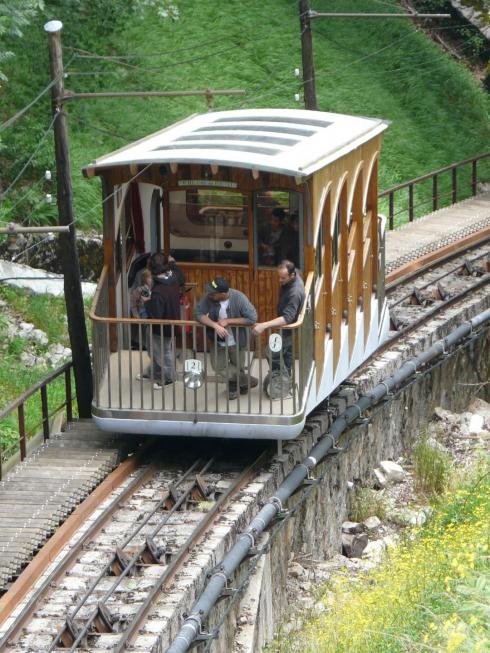 Le funiculaire de St Hilaire de Touvet