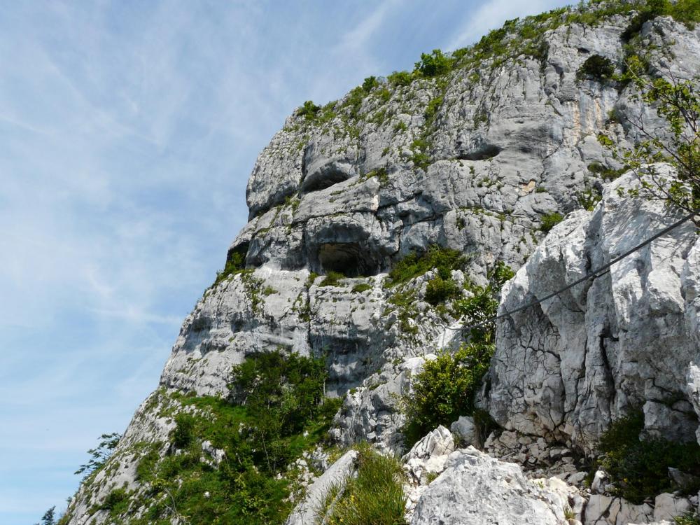 Traversée juste avant la seconde passerelle et les grottes de la seconde partie