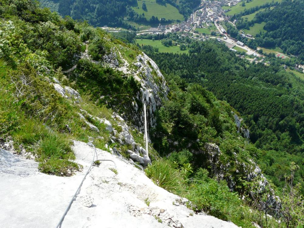 Via ferrata de Roche Veyrand première partie