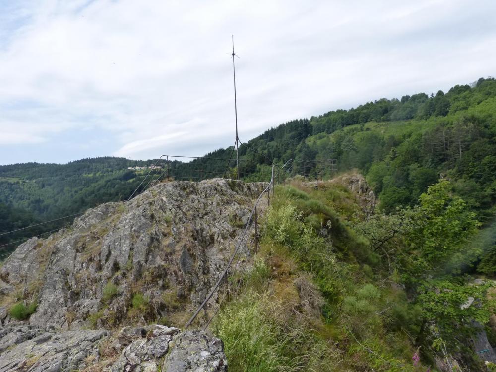 la nouvelle sortie de la via adulte de Planfoy après la tyrolienne