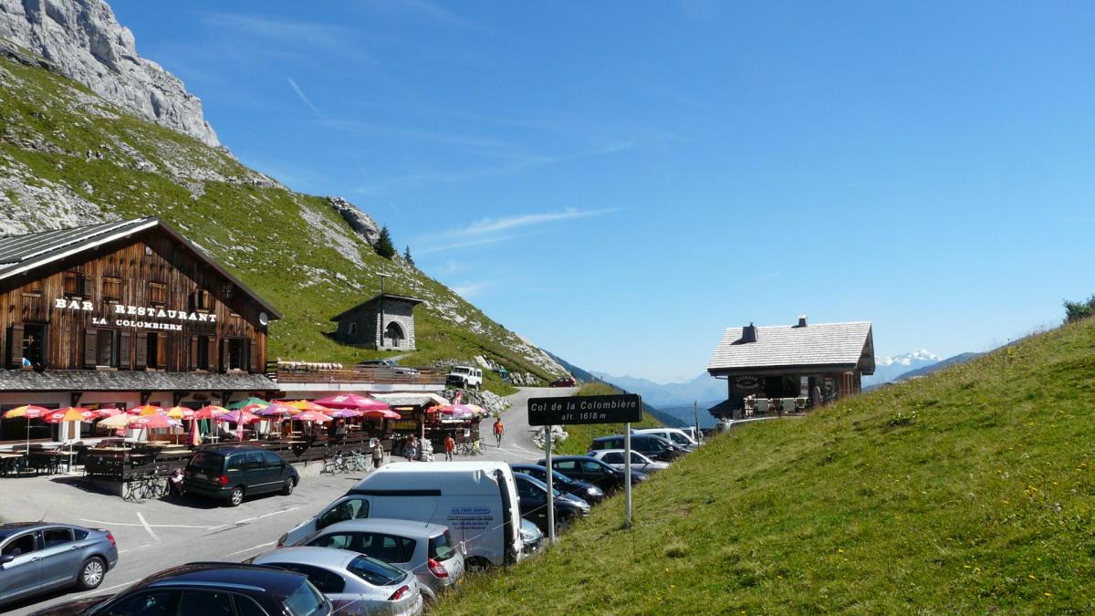 Le col de la Colombière à vélo    Scionzier     Haute Savoie