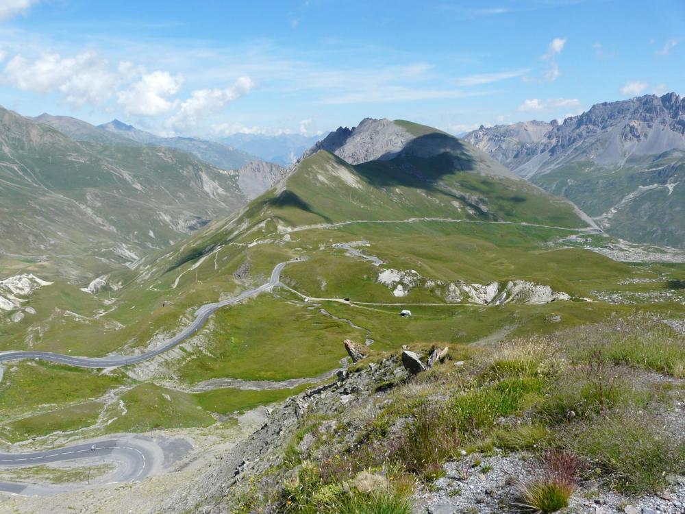 montée du Galibier entre et le tunnel