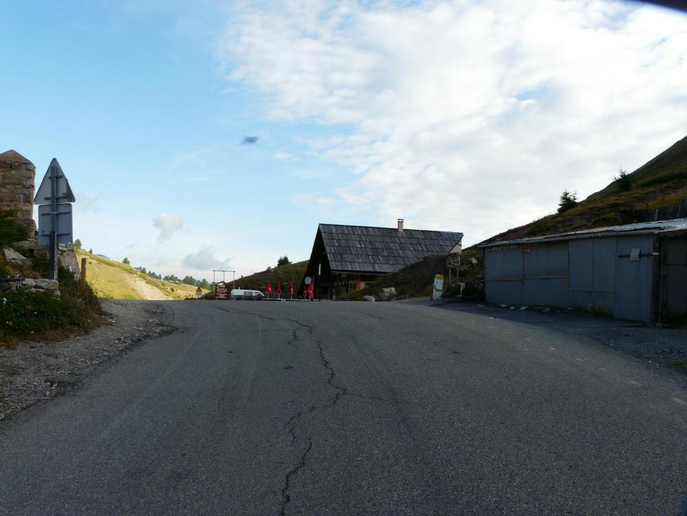 Arrivée au col de Vars côté Queyras