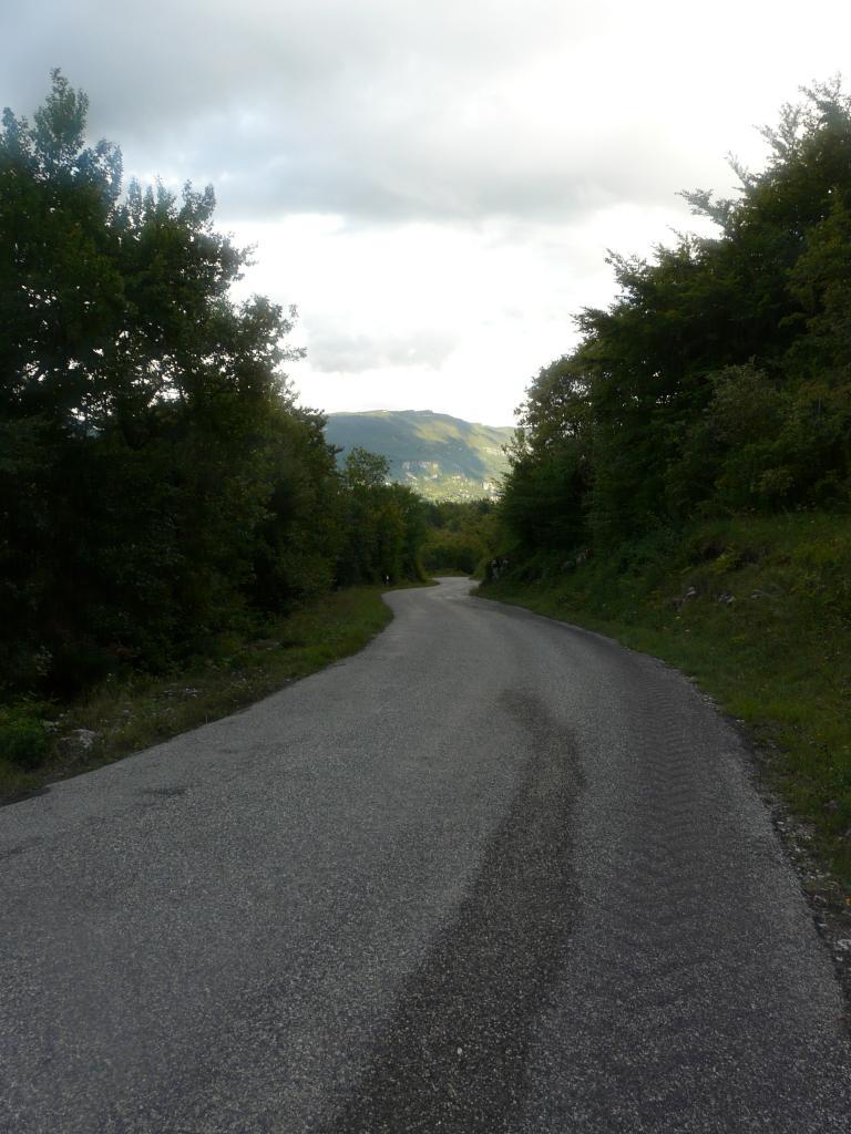 dans la descente du col de la Biche vers Seyssel