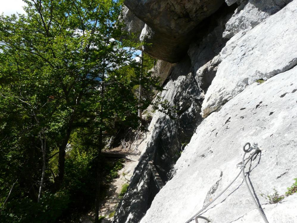 via ferrata du Nant de Rossane à Aillon le Jeune