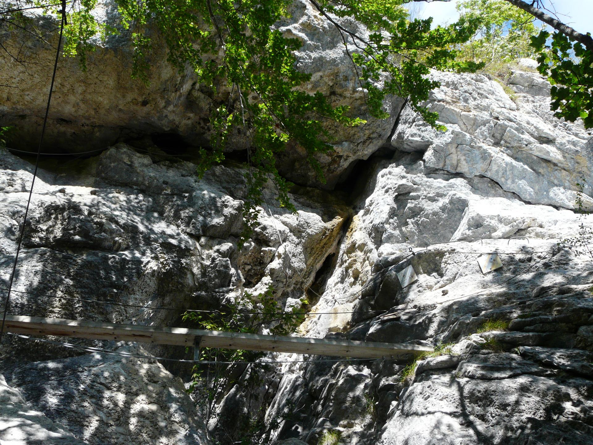 La via ferrata d' Aillon le Jeune