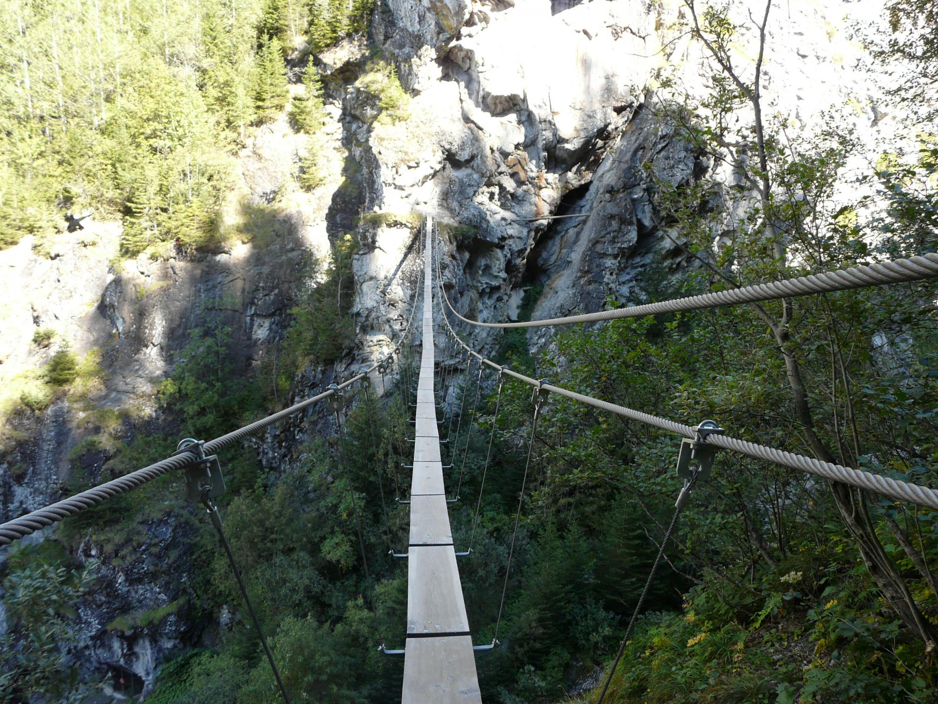 via ferrata du lac de la Rosière