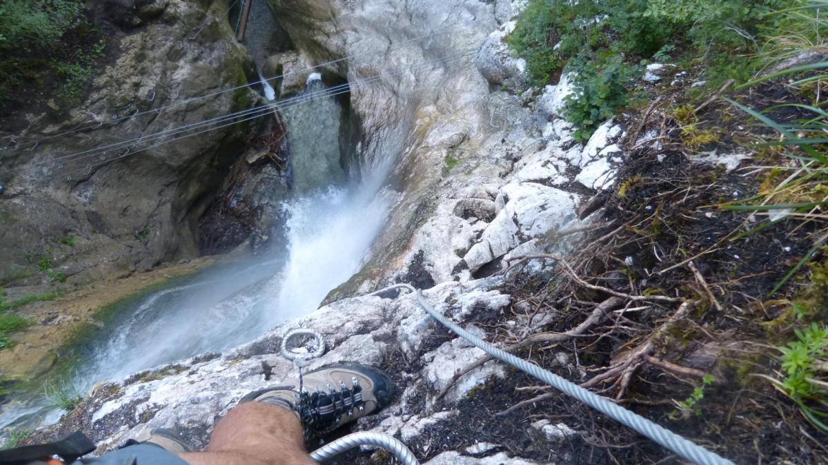 Via ferrata de la cascade des Nants - Bellevaux-Haute Savoie