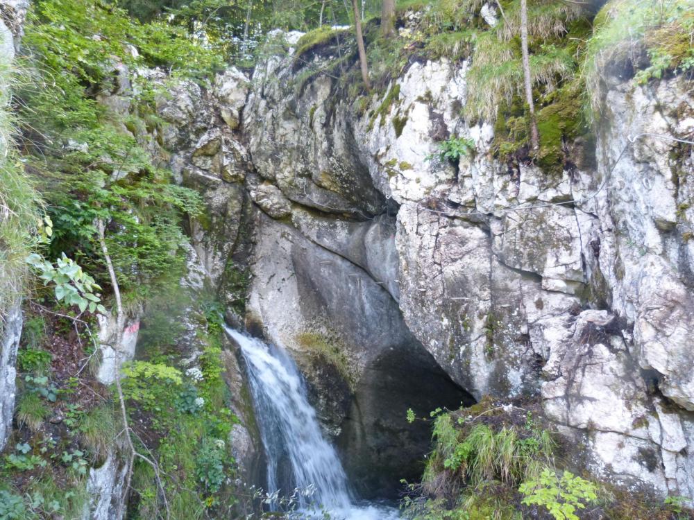 Via de la cascade à bellevaux, la dernière partie, plus en traversée