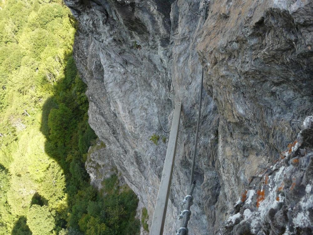 la poutre vue d' en haut !