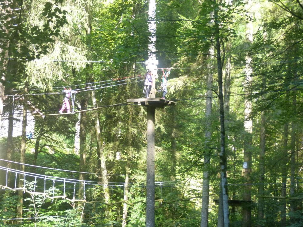 le parc aventure de Bellevaux