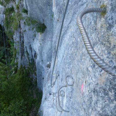 Belle grimpe aérienne o Bellevaux (Chatelard)