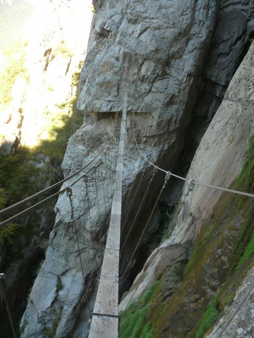 la passerelle de Pontamafrey la passerelle de Pontamafrey