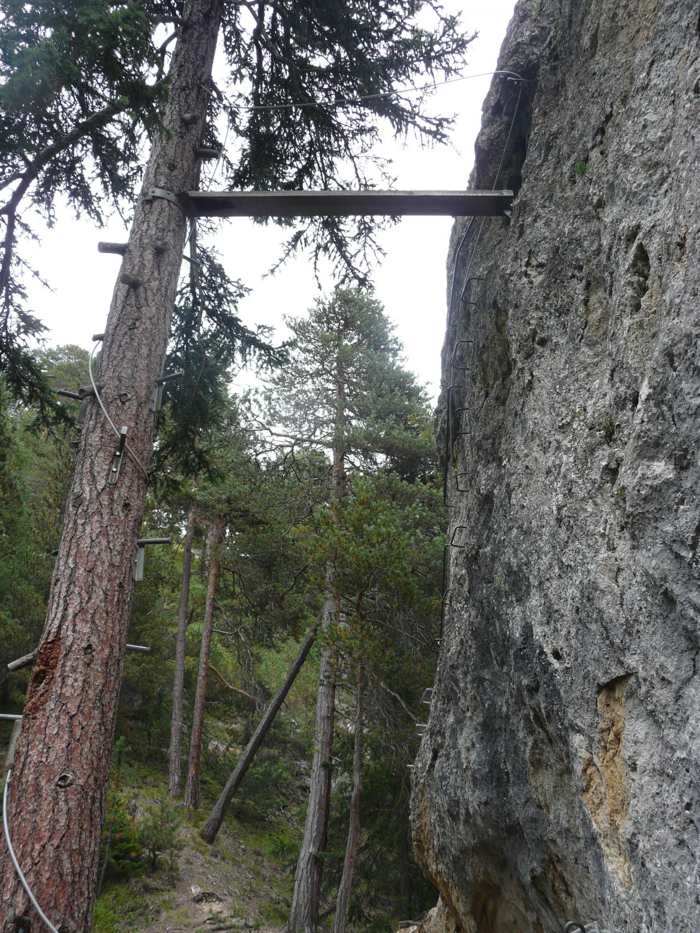 via ferrata de l' école Buisonière à Aussois