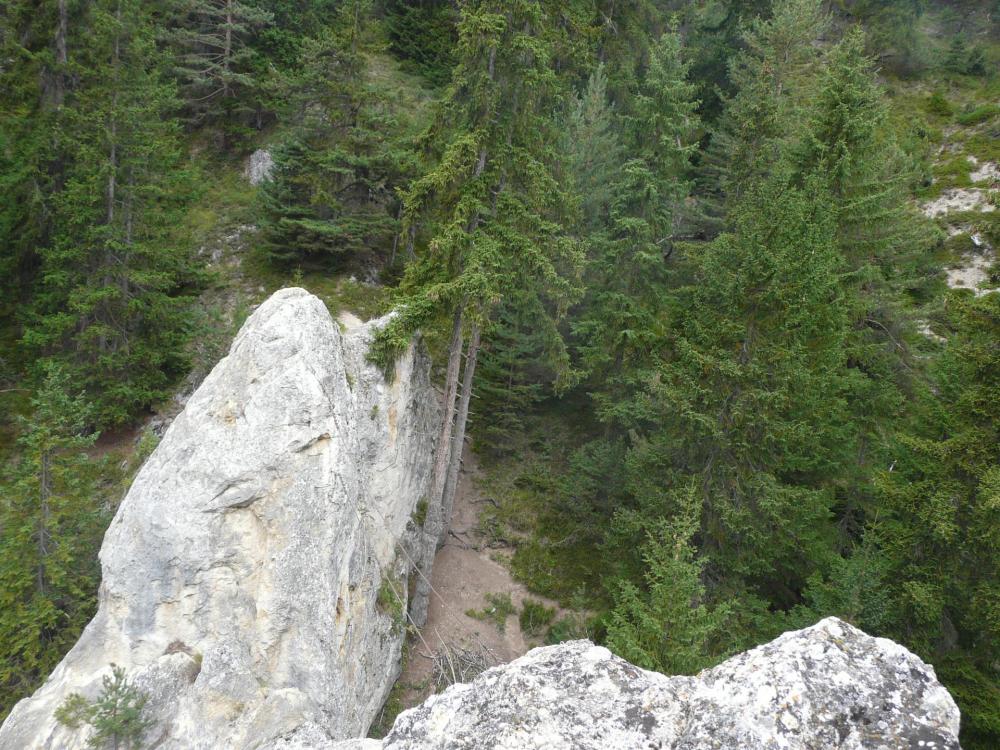 Rocher de faible hauteur, parcours très ludique