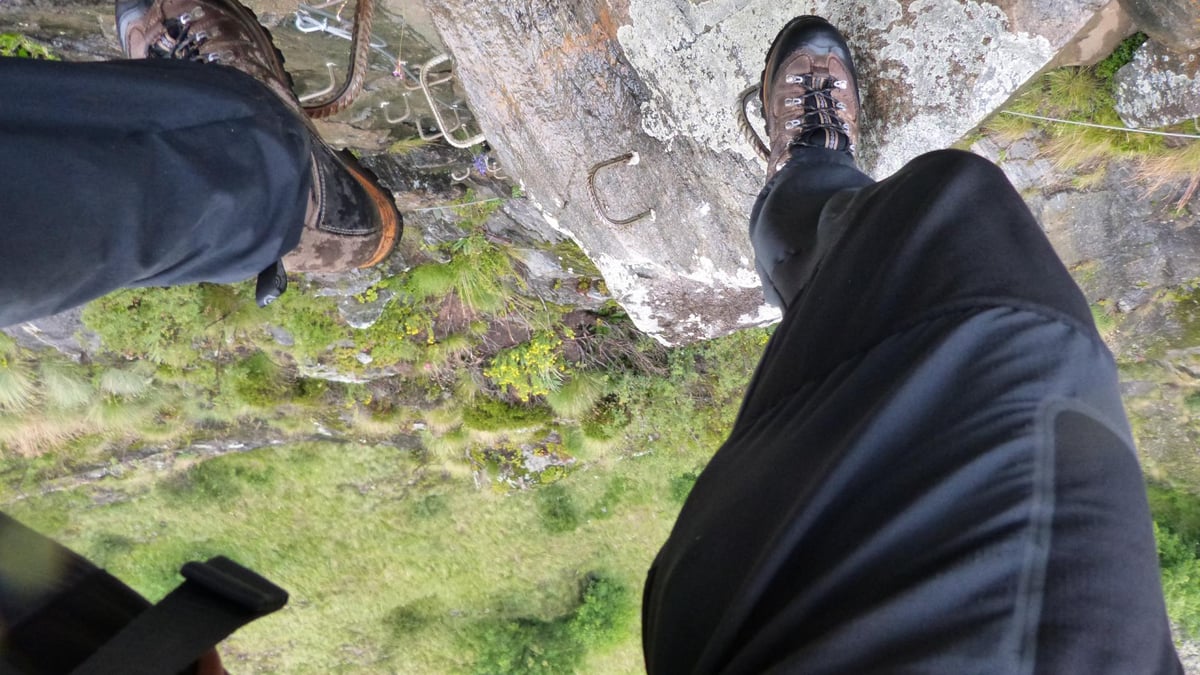 Vide bien présent dan la découverte des vias de Sarenne