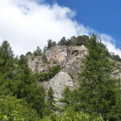 La via ferrata du rocher du Bez (parcours 2) Villeneuve-la-Salle (Hautes Alpes)