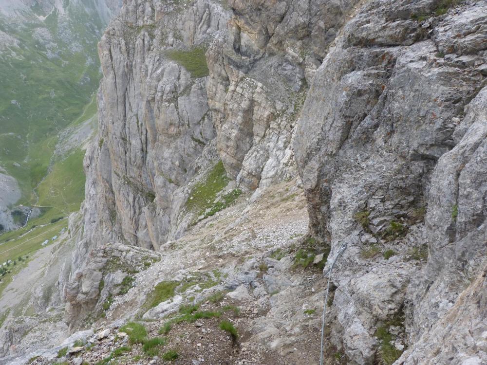 Puis on repart dans le pilier ! (aiguillette du Lauzet)