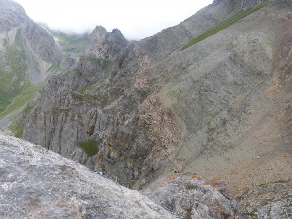 c' est la sortie de la via ferrata de l' aiguillette du Lauzet