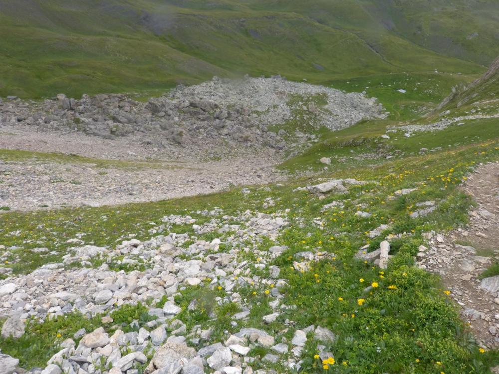 descente de l' aiguillette du Lauzet