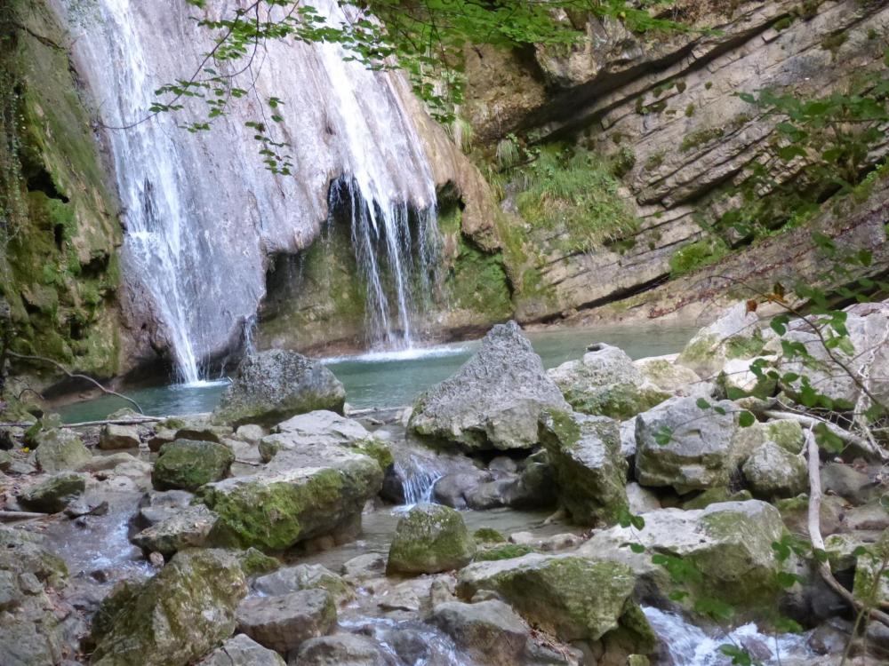 les cascades sont de plus en plus belles et grandes