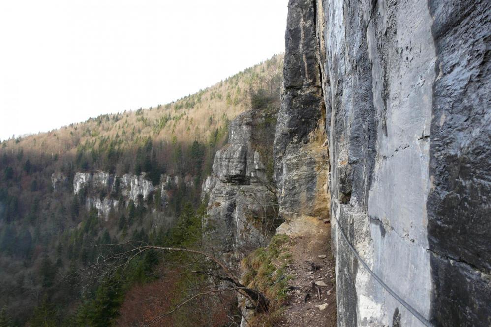 Petit moment de répit dans le parcours, je réchauffe mes doigts gelés !