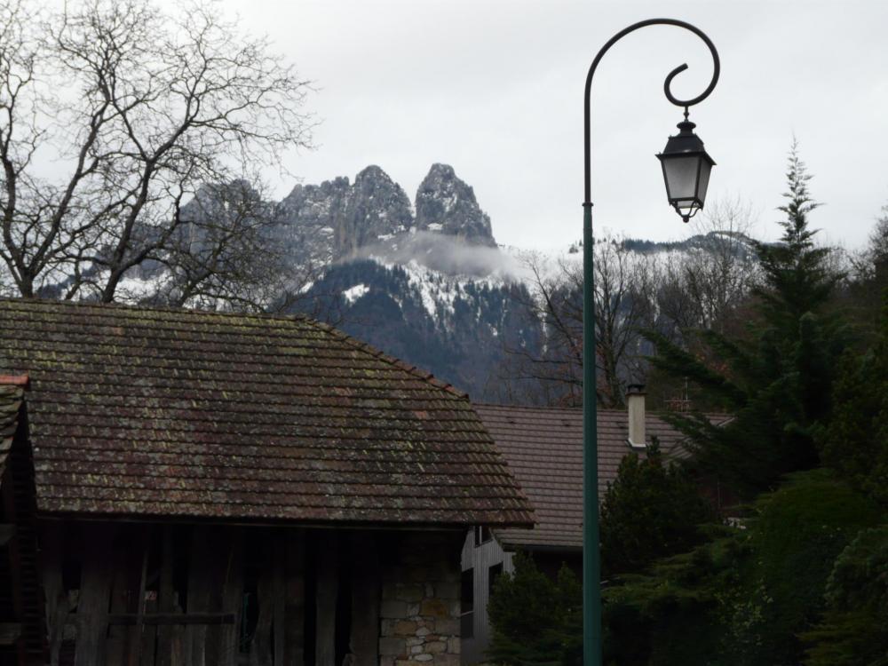 les dents de Lanfon, depuis Duingt