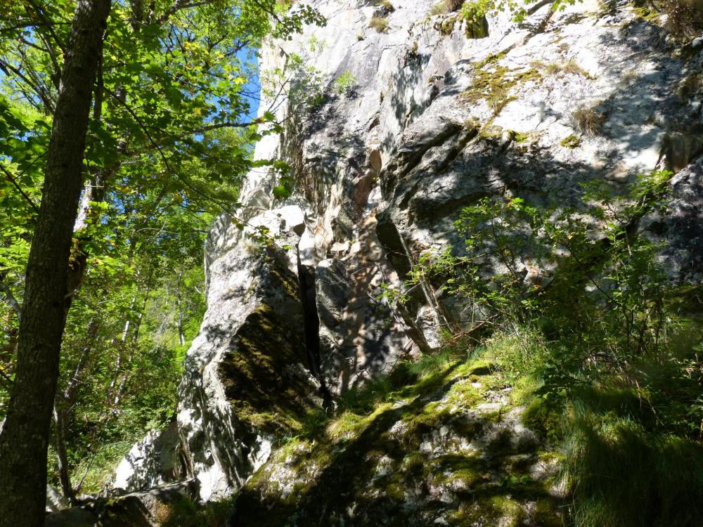 départ de la via ferrata de La Chal