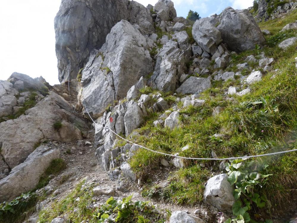 Dans le haut du Golet de la Trouye Dans le haut du Golet de la Trouye
