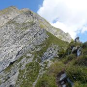 A la sortie du Golet, vue sur le mont Charvin