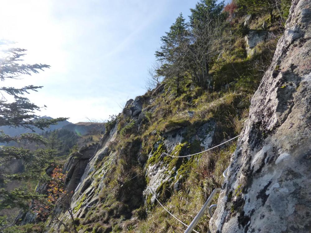 Cheminement général de la via du Capucin après le 