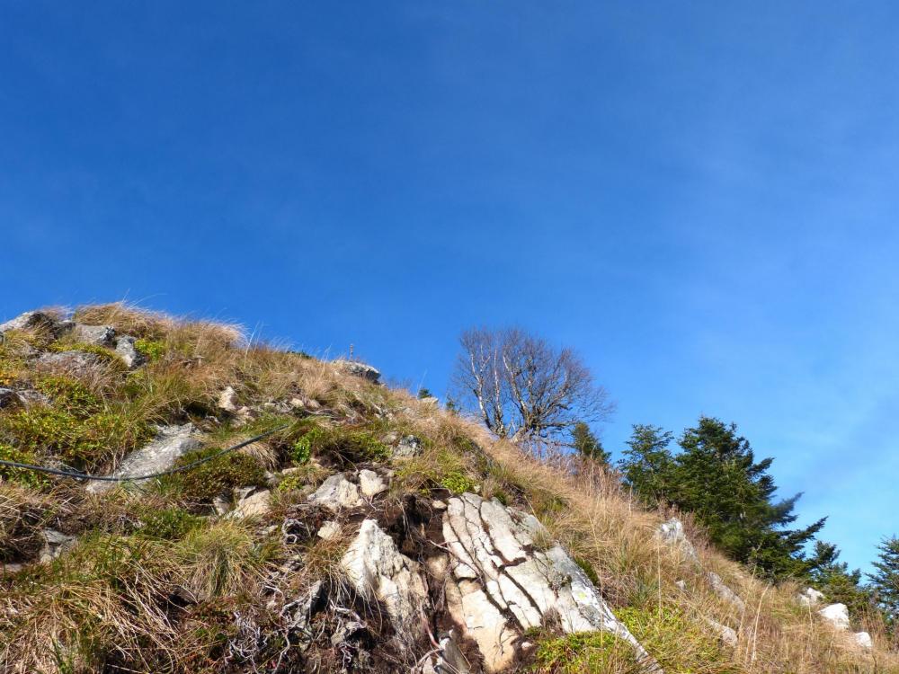 Sortie de la via ferrata du Capucin