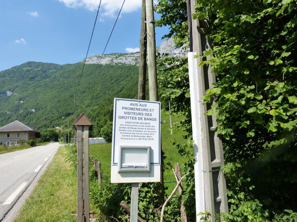 Avertissement pour la visite des grottes de Banges !