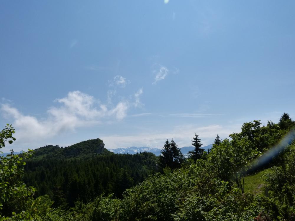 Depuis le rocher de Tormery, en route pour le rocher du Tapin