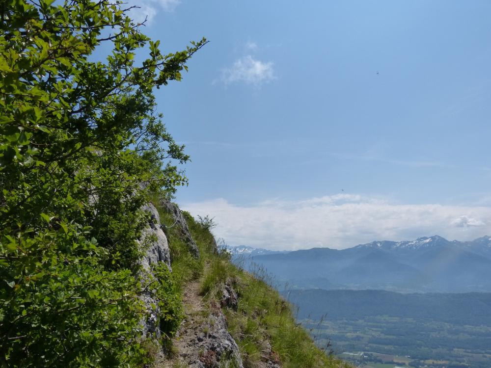 La montée escarpée au Tapin