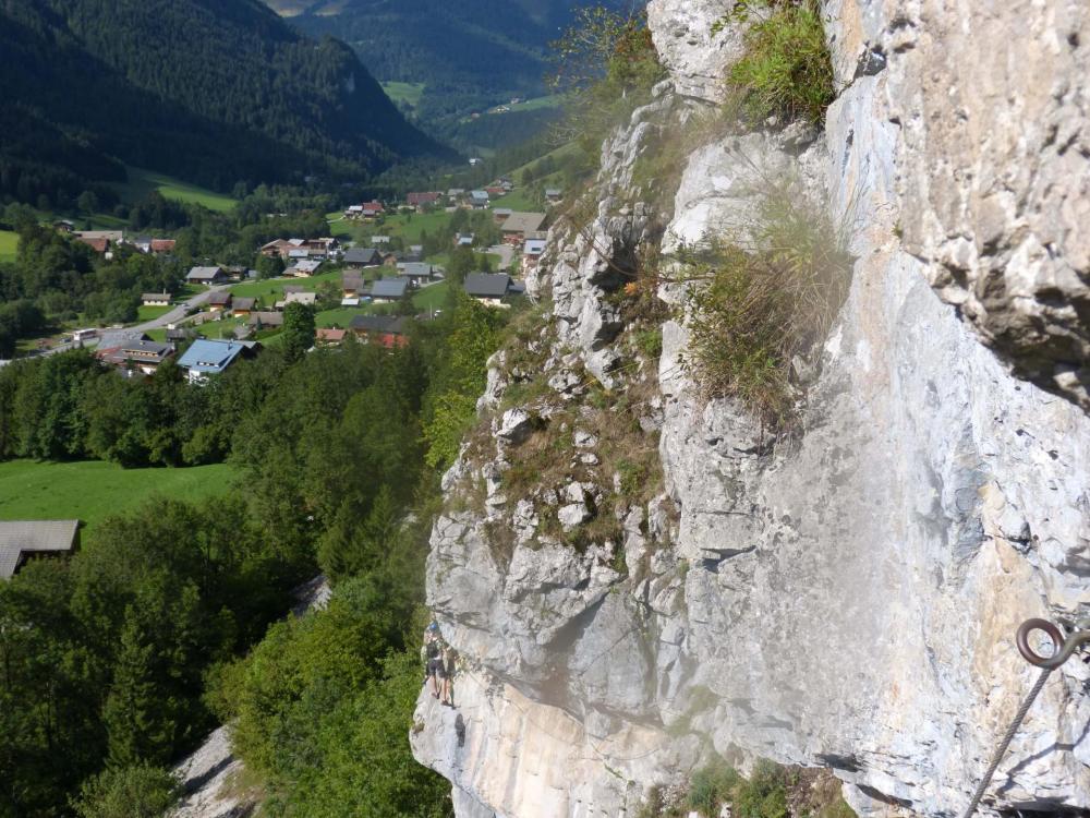 Belle ambiance dans la via des Saix de Moliène